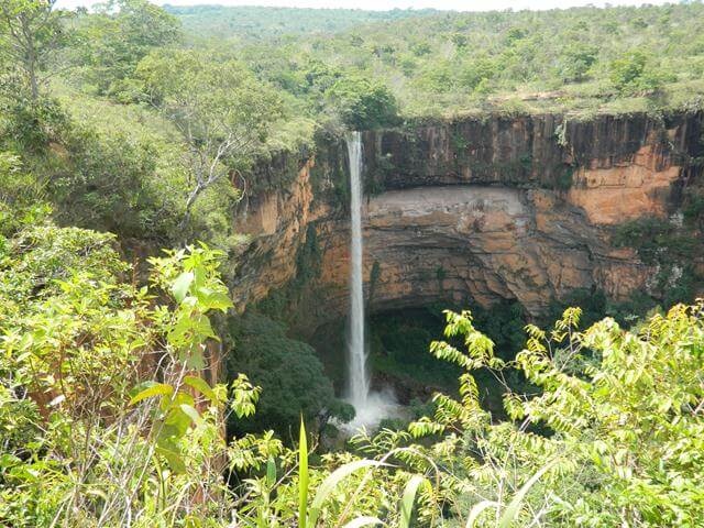 Chapada dos Guimarães e a Cachoeira Véu de Noiva no Mato Grosso